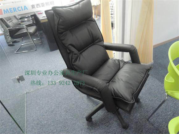 牛皮電腦椅，時尚大班椅